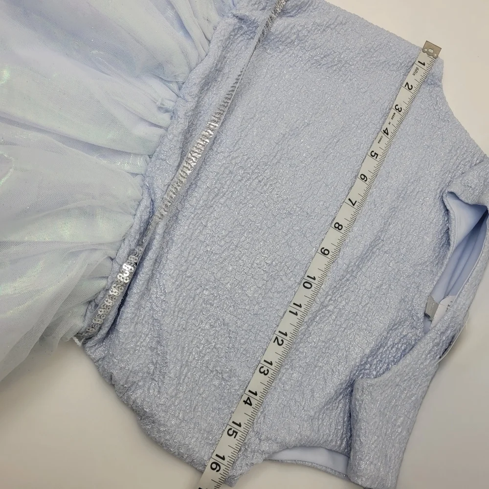 Periwinkle childrens place dress wedding dress